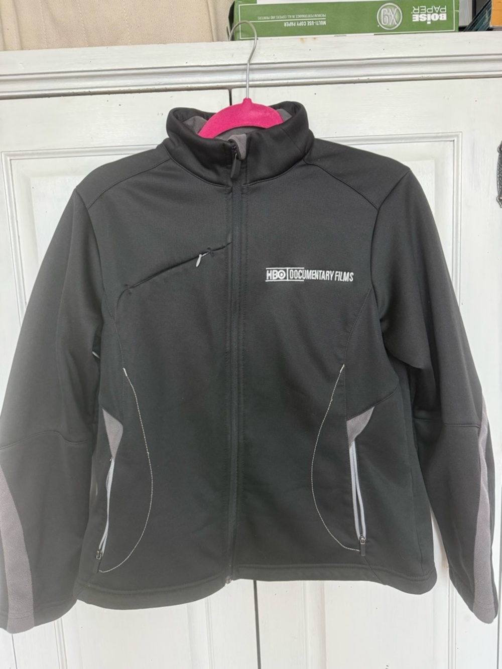 HBO Documentary Films Women's Black Softshell Utility Jacket